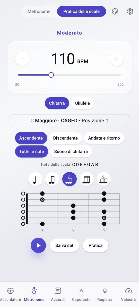Pratica delle scale PluckUp